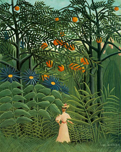 Exotisk kvinna av Henri Rousseau